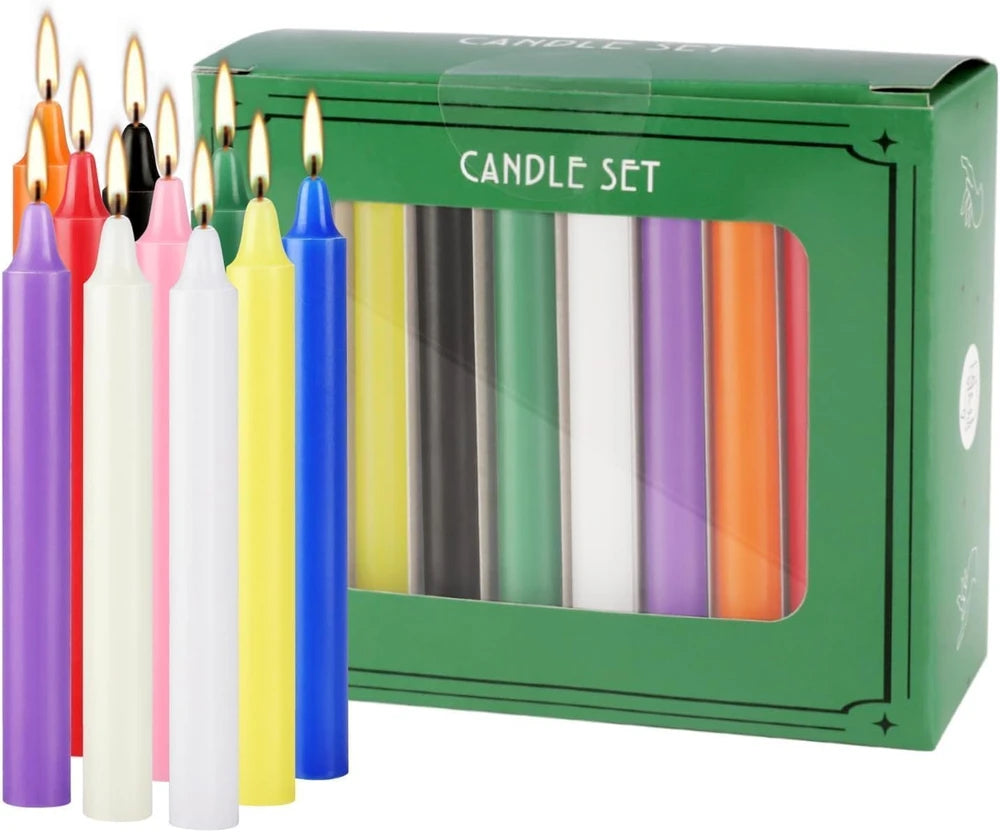 Howemon Assorted Color Spell Chime Candles