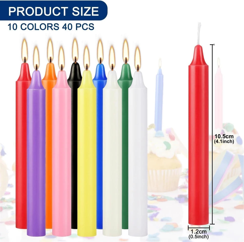 Howemon Assorted Color Spell Chime Candles
