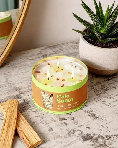 AOOVOO Sage and Palo Santo Candle