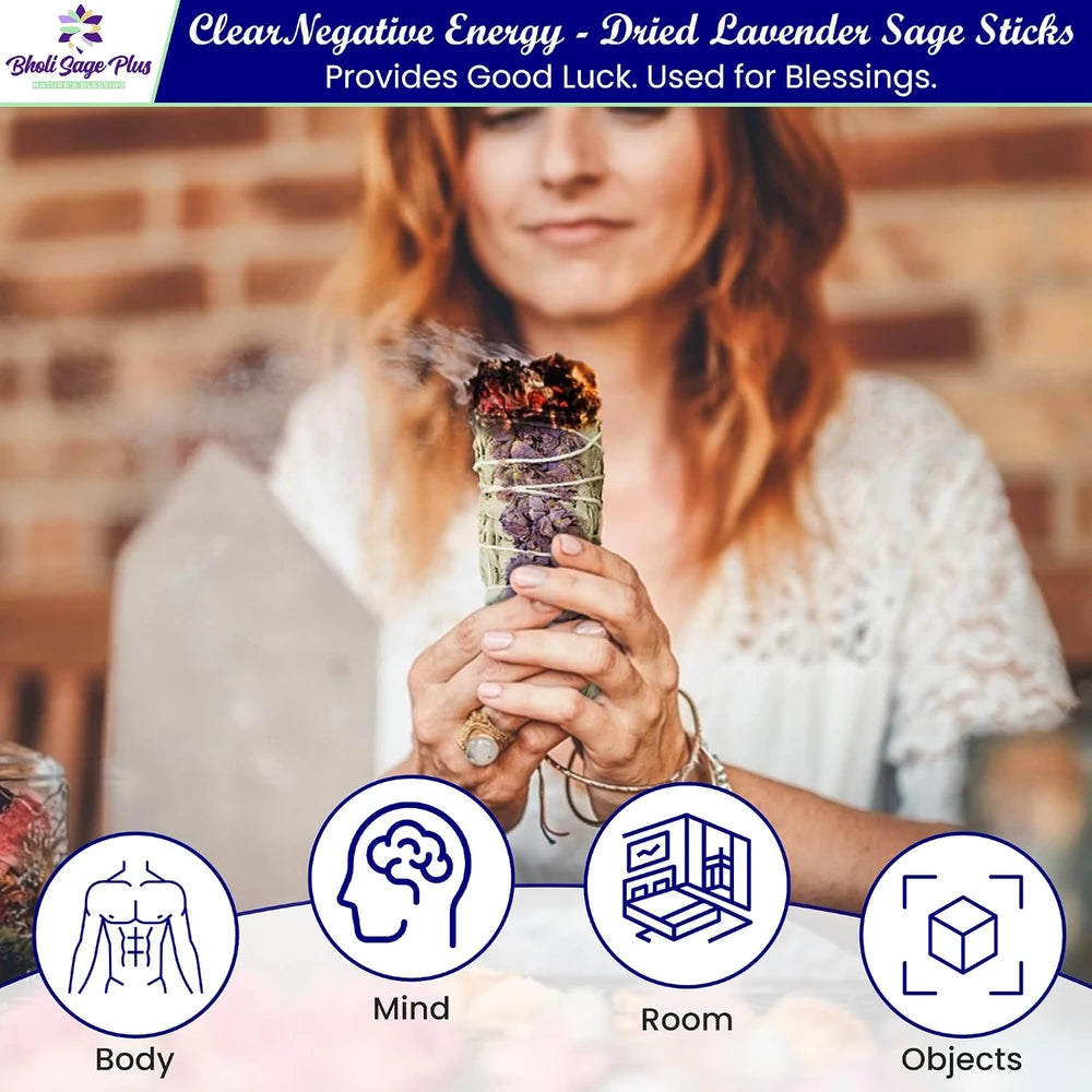 Lavender White Sage Smudge Sticks