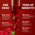 Vitamin B12 Liquid Supplement Drops for Energy and Brain