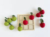 Fruity Autumn Apple Tic Tac Toe Game