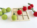 Fruity Autumn Wooden Tic Tac Toe