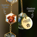 Custom Pet Photo Sun Catcher Wind Chime