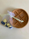 Handcrafted Waffle Tic Tac Toe Board