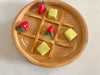 Handcrafted Waffle Tic Tac Toe Board