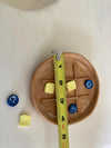 Handcrafted Waffle Tic Tac Toe Board