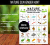 Kids Nature Scavenger Hunt