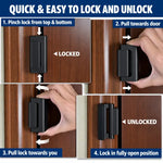 Door Reinforcement Security Lock