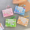 Cartoon Animal Diary Keyboard Keychain