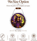 Halloween Witch Acrylic Suncatcher Puzzle