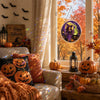 Halloween Witch Acrylic Suncatcher Puzzle