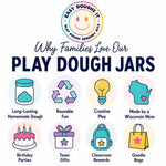Fall Play Dough Jars