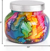Rainbow Watercolor Scented Jar Candle