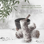Moonwater Elixirs Organic White Sage Smudge Sticks