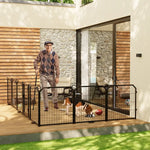 Modular Expandable Steel Dog Playpen