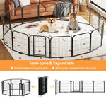 Modular Expandable Steel Dog Playpen