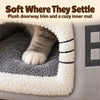 Velvet Foldable Cat House