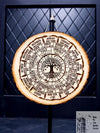 Handmade Wooden Pagan Calendar
