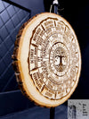 Handmade Wooden Pagan Calendar