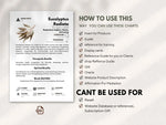 Essential Oil Reference Cards