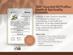 Essential Oil Reference Cards