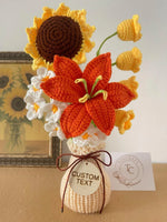 Handmade Crochet Flower Bouquet