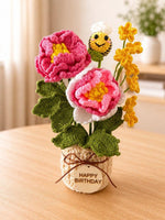 Handmade Crochet Flower Bouquet