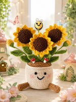 Handmade Crochet Flower Bouquet