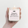 Fresh Scent Novelty Candle