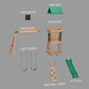 Cedar Wood Backyard Swing Set