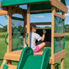Cedar Wood Backyard Swing Set