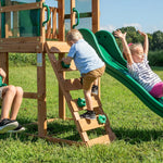 Cedar Wood Backyard Swing Set