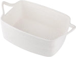 Oiahomy Woven Cotton Rope Gift Basket
