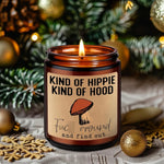 Lavender Scented Mushroom Candle