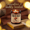 Lavender Scented Mushroom Candle