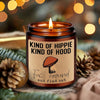 Lavender Scented Mushroom Candle