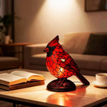 Cardinal Resin Table Lamp