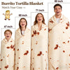 Novelty Tortilla Throw Blanket
