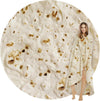 Novelty Tortilla Throw Blanket