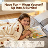 Novelty Tortilla Throw Blanket