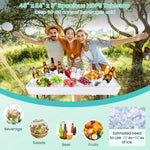 Portable Folding Ice Cooler Table