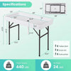 Portable Folding Ice Cooler Table