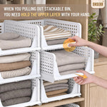 Stackable Closet Storage Organizer