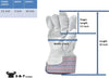 G & F Products Leather Work Gloves