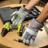 G & F Products Leather Work Gloves