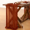 Rustic Cotton Cheesecloth Table Runner