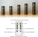 kakoya Acrylic Flameless LED Candles