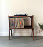Solid Hardwood Record Cube