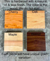 Solid Hardwood Record Cube